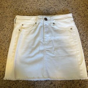 White American eagle denim skirt